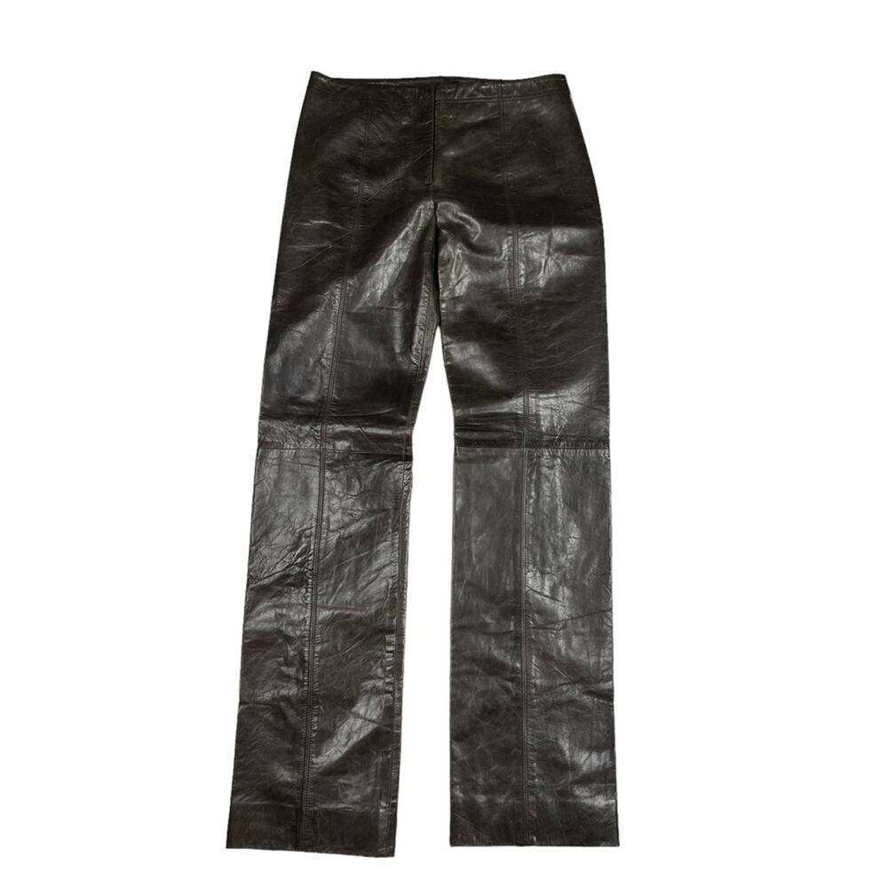 DKNY Y2K genuine leather pants - Picture 2 of 10